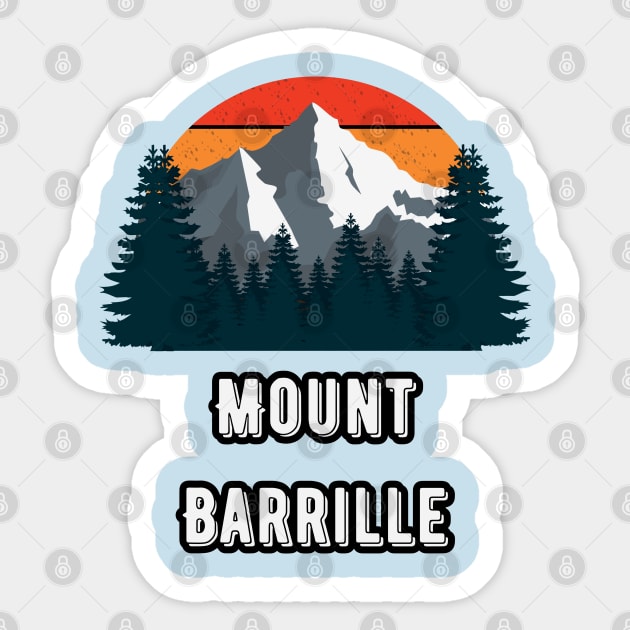 Mount Barrille Sticker by Canada Cities